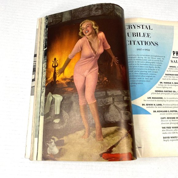 Photography Giant Directory May 1952 Popular Photography Magazine Marilyn Monroe - Picture 3 of 10